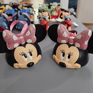 Minnie Mouse Half Head Ornament